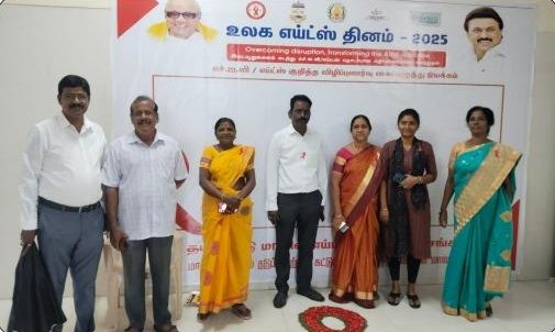 Team and guests at the World AIDS Day 2025 event